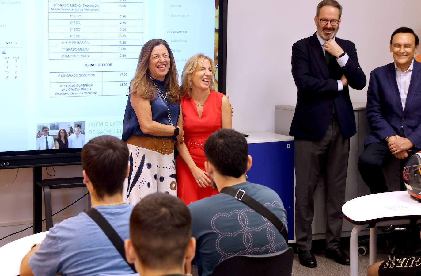 La apertura del curso en Córdoba para los estudiantes de ESO, Bachillerato y FP, en imágenes
