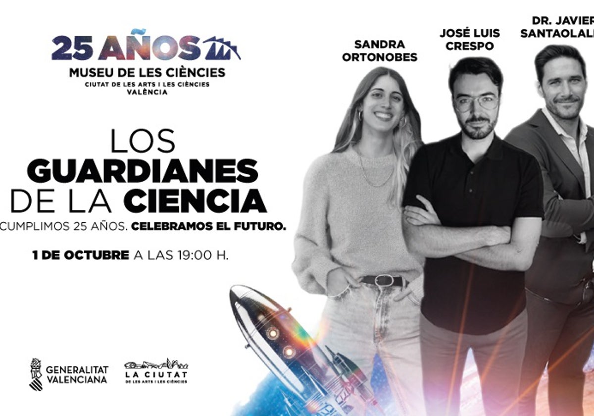 Cartel del evento 'Los guardines de la ciencia'