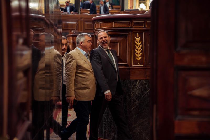 Ábalos y Cerdán en una foto de archivo en el Congreso