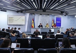 Rueda de prensa tras el Consejo de Ministros, señal de vídeo en directo