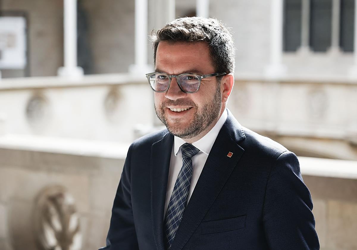 El expresident de la Generalitat Pere Aragonès