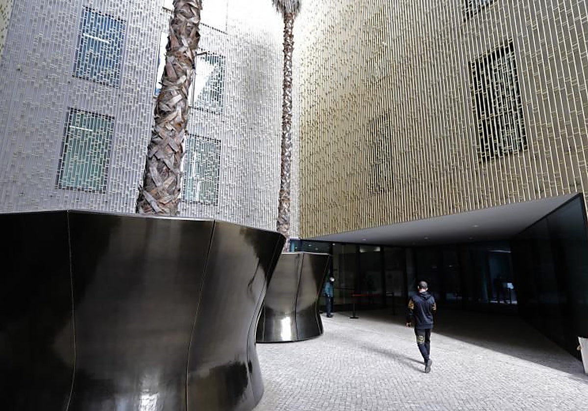 Entrada sur de la Ciudad de la Justicia de Córdoba