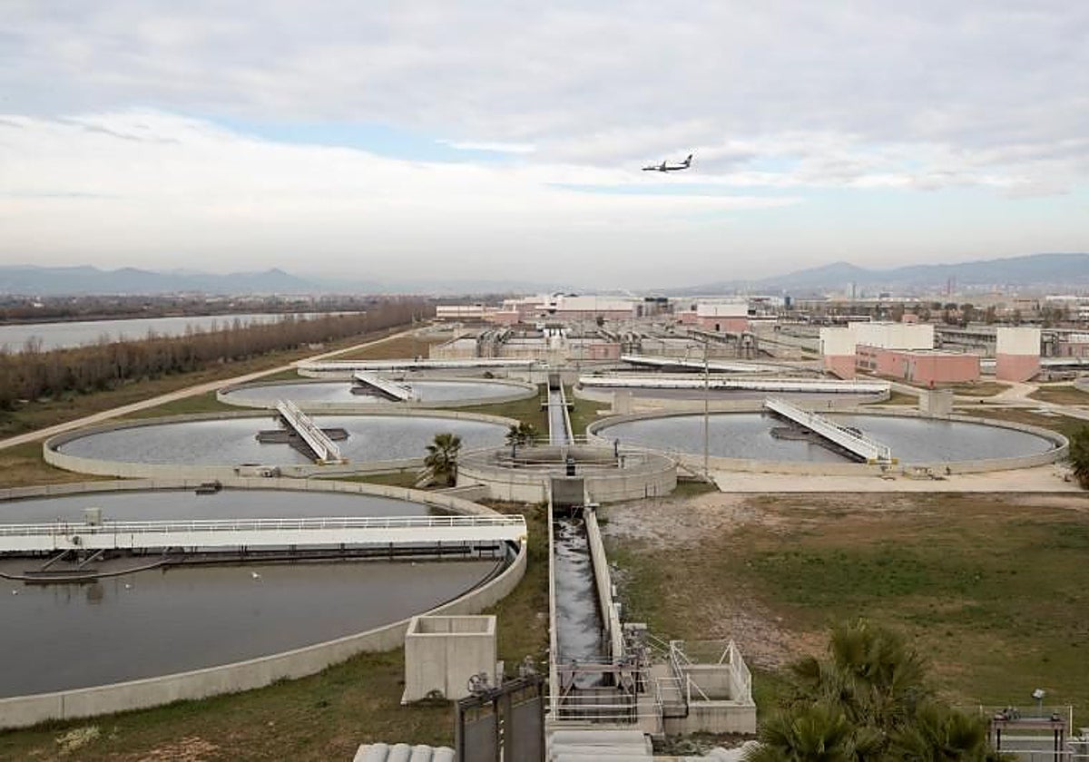 Imagen de la depuradora del Baix Llobregat de Barcelona