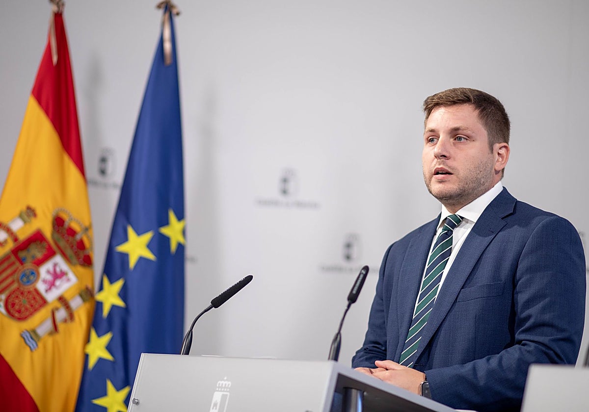 Nacho Hernando, durante la rueda de prensa de este miércoles