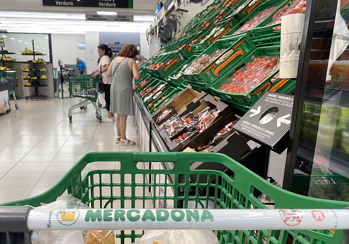 Imagen de archivo de un supermercado de Mercadona