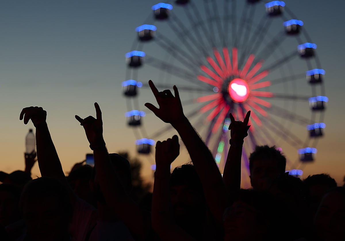 Un momento del concierto de la banda británica Bring Me The Horizon, en Madrid