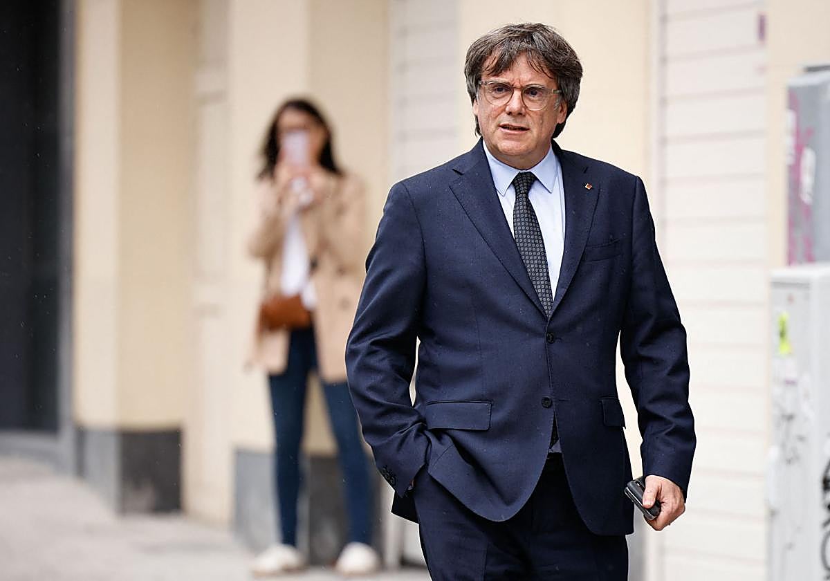El 'expresident' Carles Puigdemont, en Bruselas