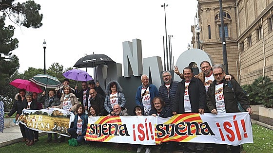 Manifestación a las puertas del MNAC el próximo día 27 de la plataforma 'Sijena Sí'