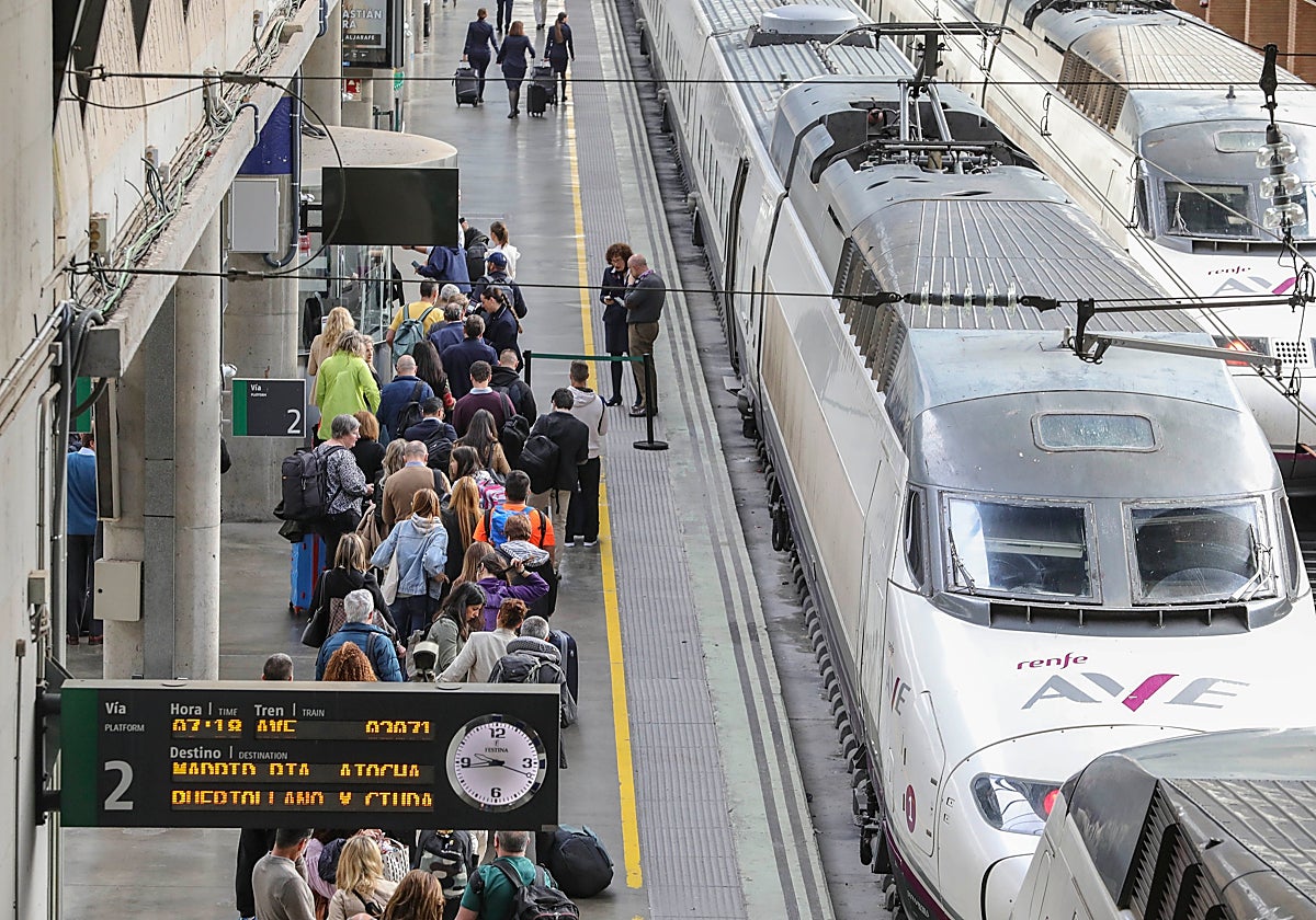 Una imagen de la estación de Santa Justa