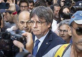 Puigdemont cita en Waterloo el lunes a su núcleo duro tras el fracaso de la reunión con Zapatero