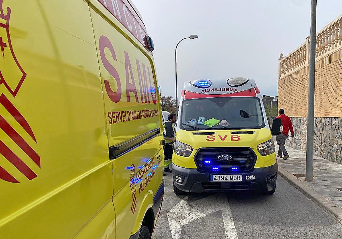 Ambulancias de los servicios de emergencias del CICU