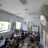 Suspendidas las clases presenciales en cinco centros de Tenerife por el calor