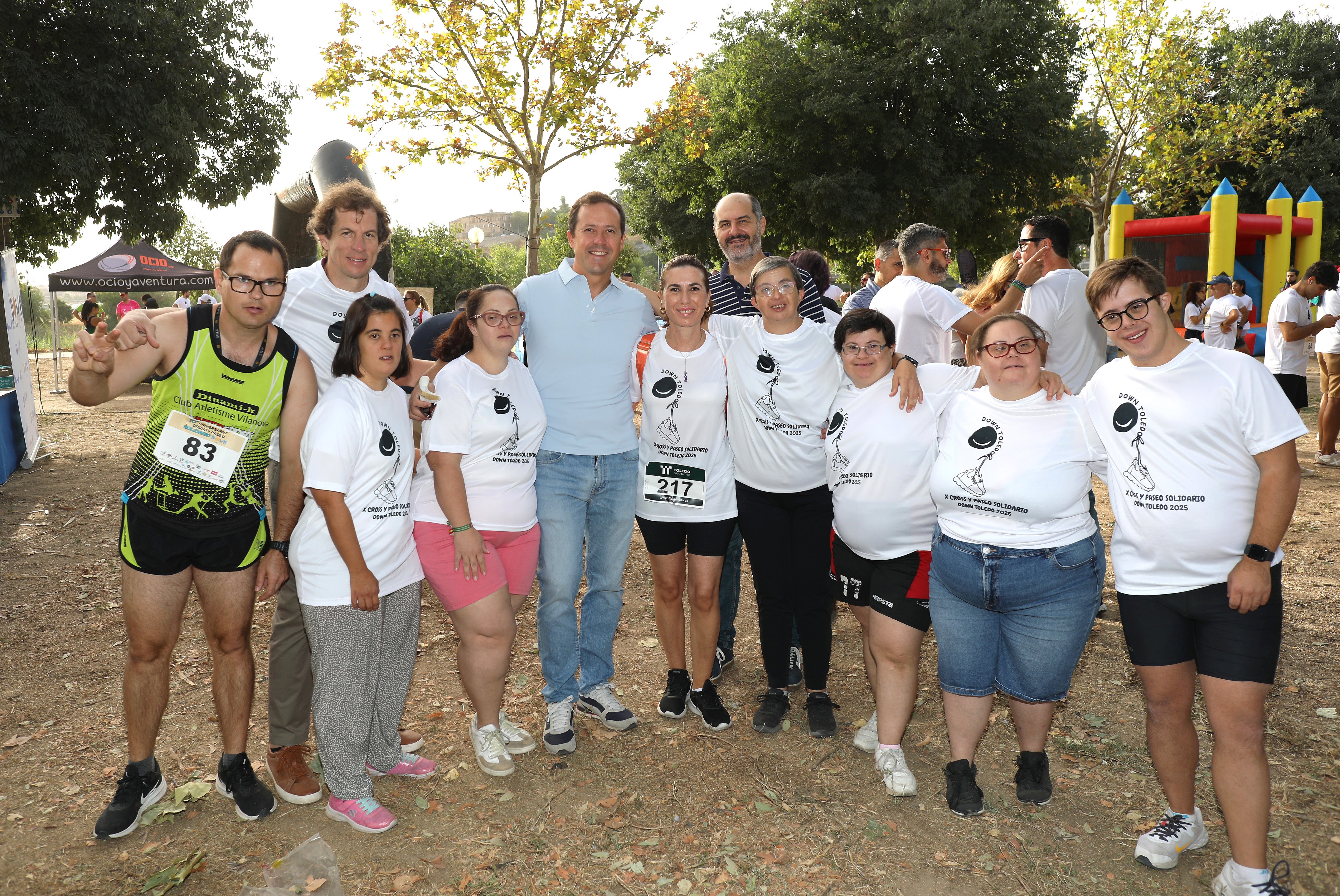 La ciudad se vuelca con la marcha y el cross solidarios de Down Toledo