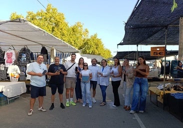 El mercadillo del Arenal impulsa un mapa interactivo para mejorar las compras cada domingo