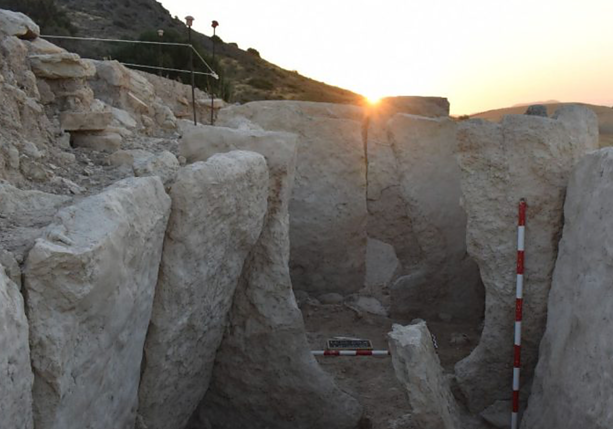 Dolmen hallado en el municipio malagueño de Teba
