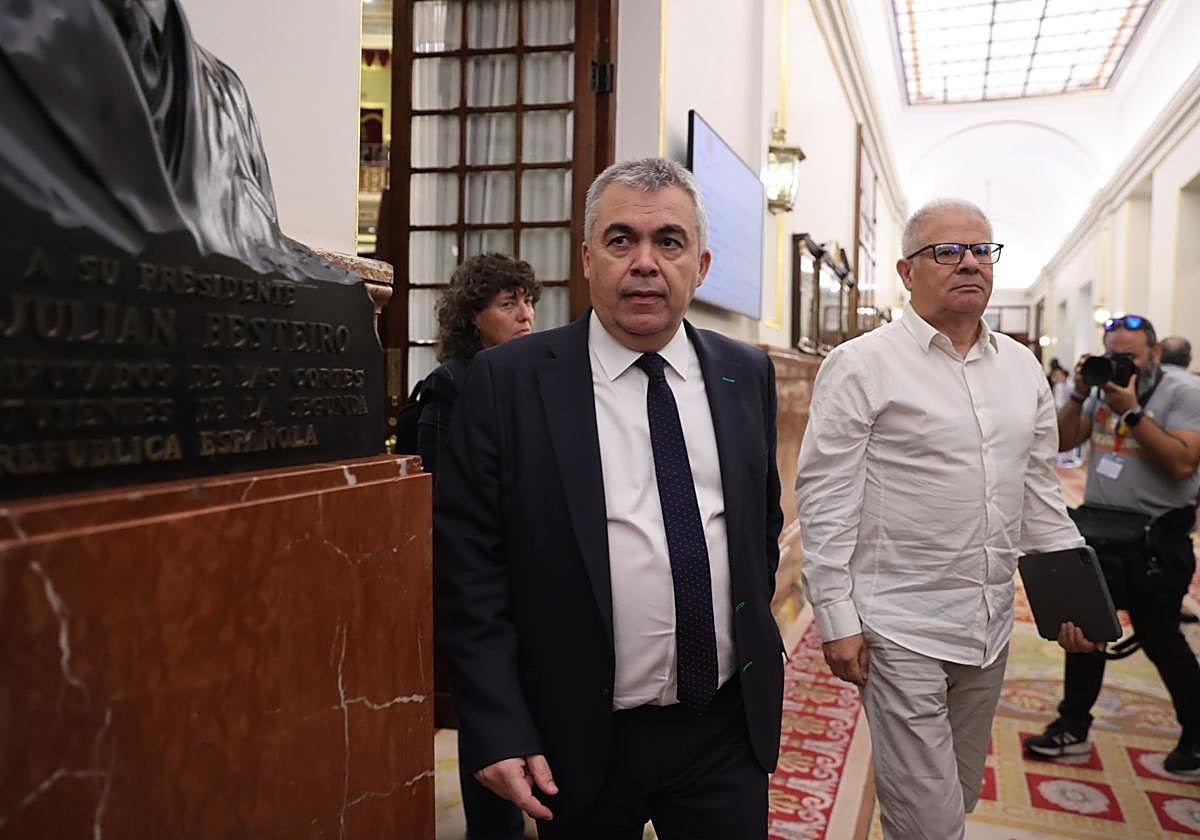 Santos Cerdán, en una foto de archivo de este año