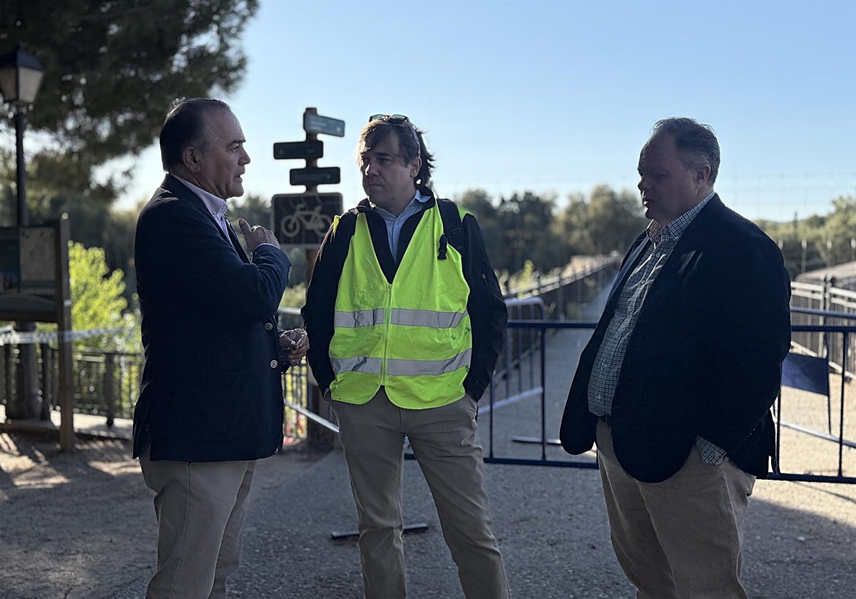 Visita realizada este lunes al Puente Viejo de Talavera de la Reina (Toledo)