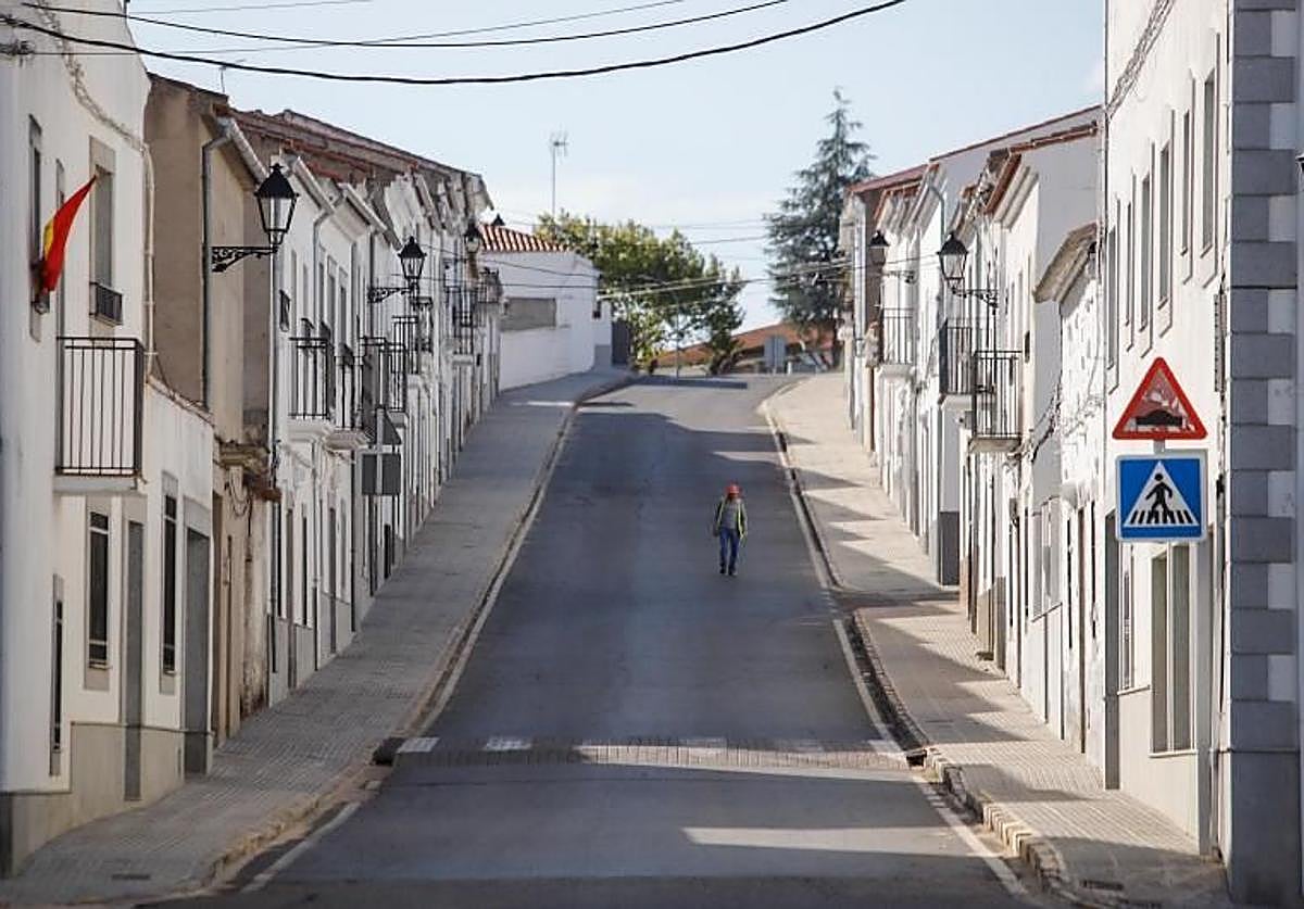 Viviendas en un pueblo de Córdoba