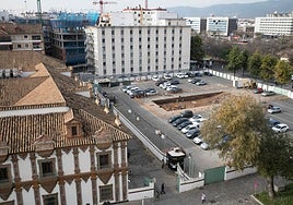 El aparcamiento de la Diputación de Córdoba incluirá una nueva zona de oficinas para ampliar sus servicios