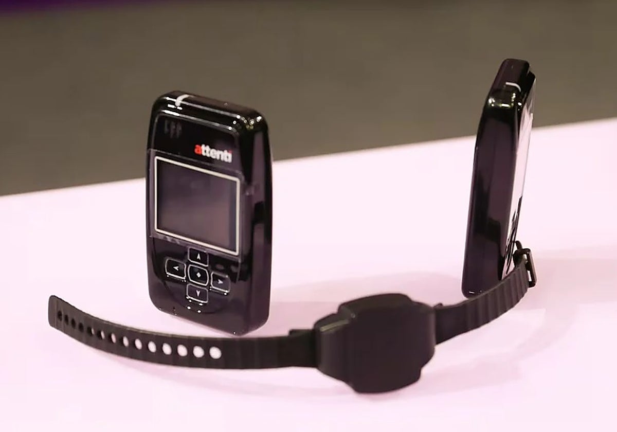 El dispositivo electrónico con sus distintos componentes