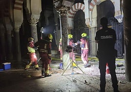 Un 'arco eléctrico' fortuito: el término del informe policial que aclara el incendio en la Mezquita de Córdoba