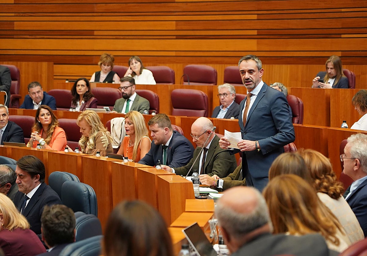 David Hierro, portavoz de Vox en las Cortes