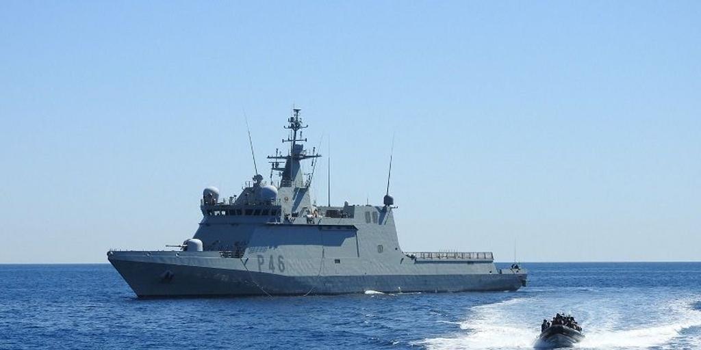 Así es el 'Furor P-46', el buque que Sánchez envía a escoltar la Flotilla de Gaza y su comparativa con la fragata enviada por Meloni