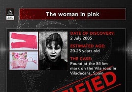 Identificada la mujer de rosa, cuyo cadáver se localizó hace 20 años en Viladecans