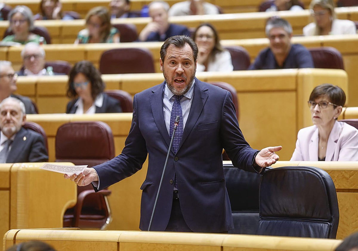 Óscar Puente en el Senado