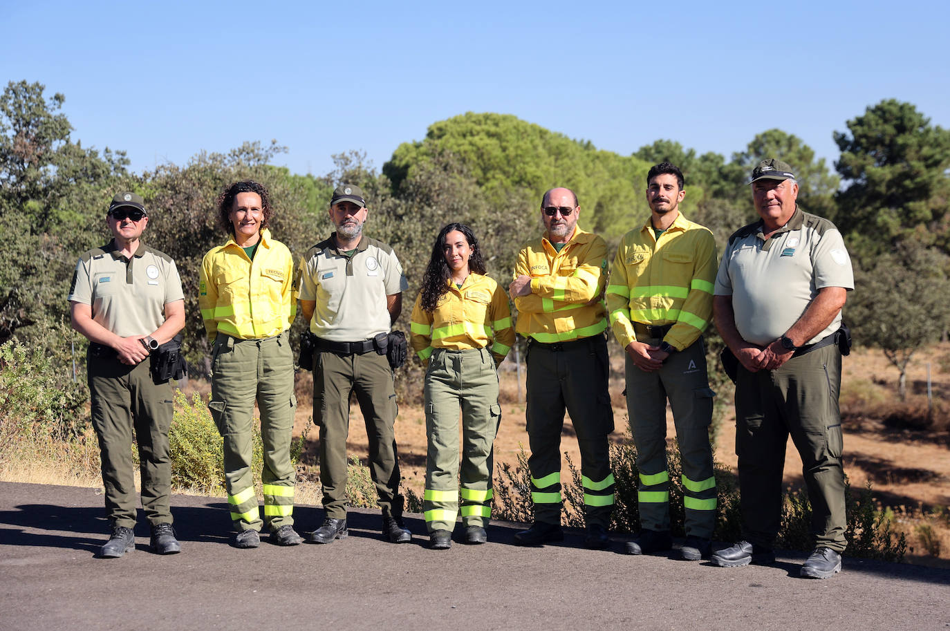 En imágenes, los efectivos del Infoca que sofocaron el incendio más devastador del verano en Córdoba