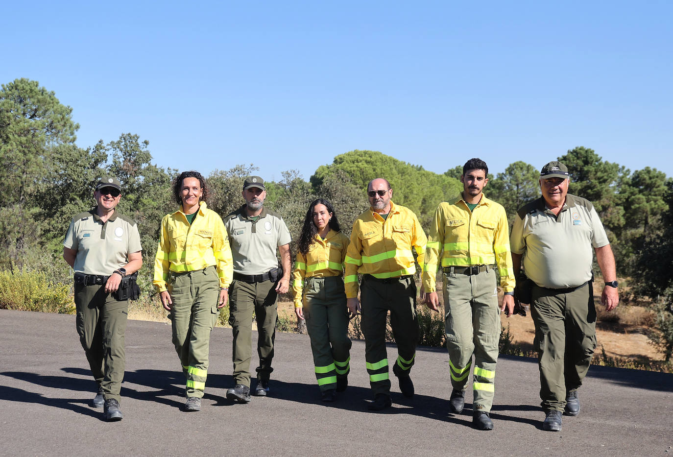 En imágenes, los efectivos del Infoca que sofocaron el incendio más devastador del verano en Córdoba