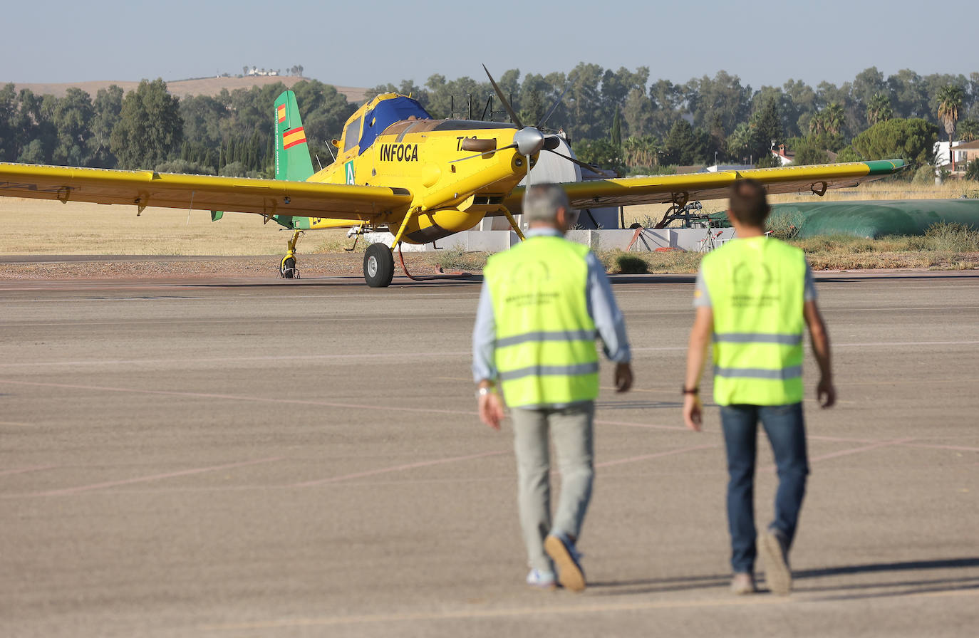 En imágenes, los efectivos del Infoca que sofocaron el incendio más devastador del verano en Córdoba