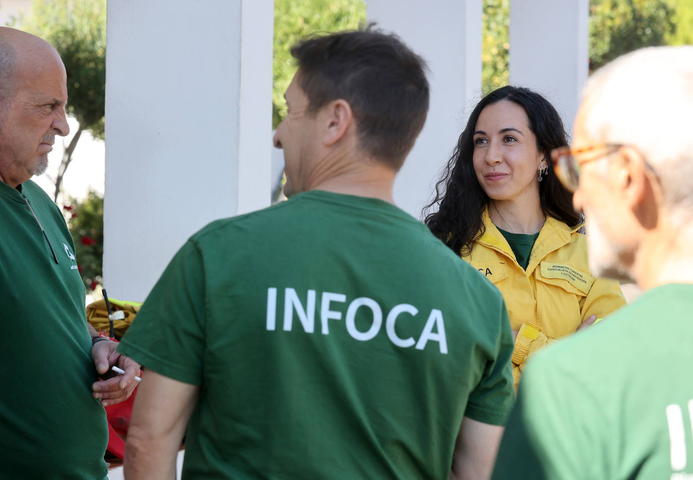 En imágenes, los efectivos del Infoca que sofocaron el incendio más devastador del verano en Córdoba