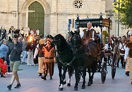 Valladolid recrea una vez más el funeral del príncipe irlandés Hugh O'Donnell 'El rojo'
