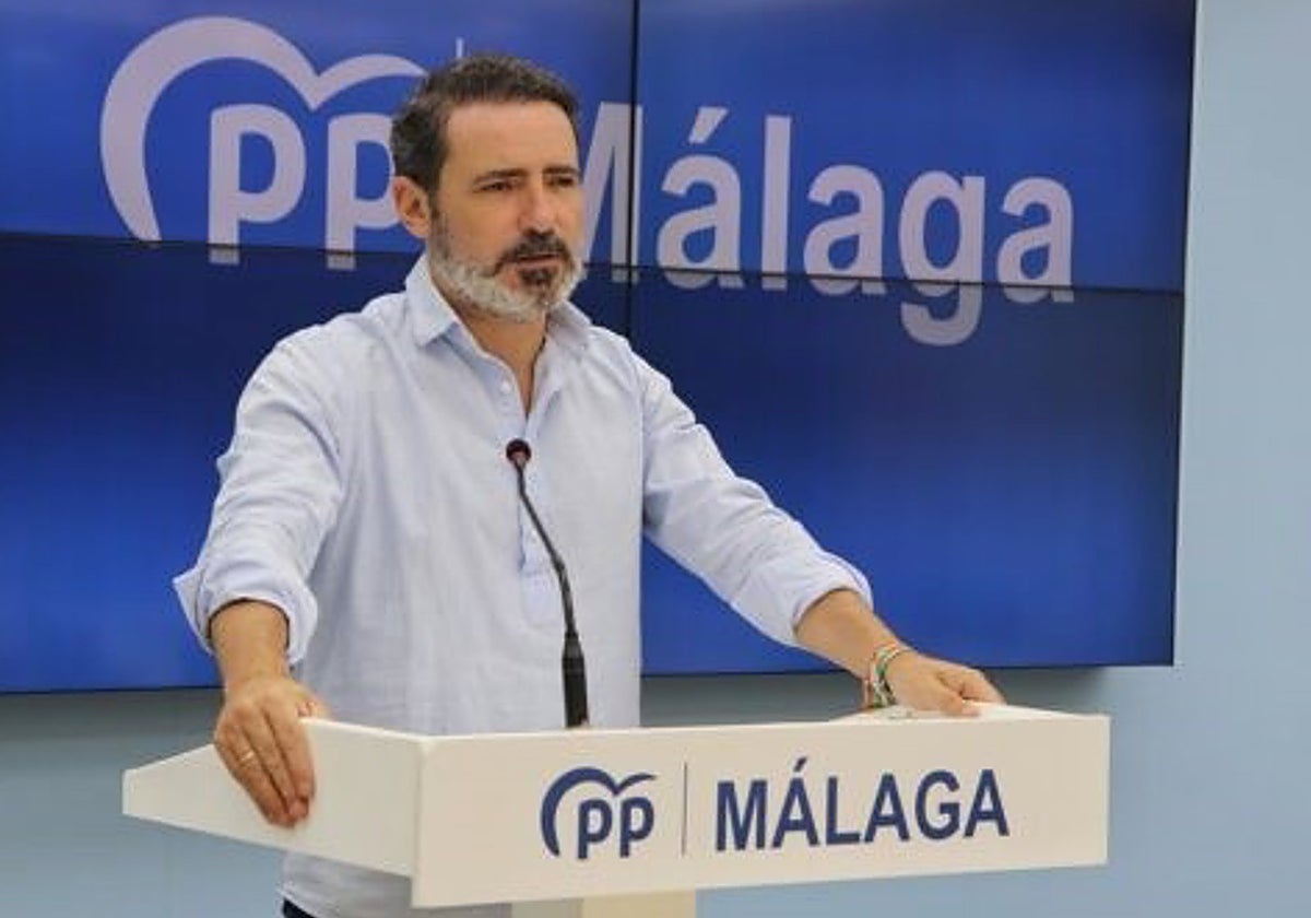 El secretario general del PP de Málaga, José Ramón Carmona
