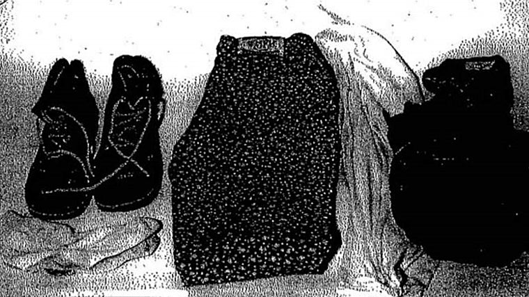 Prendas de Helena, donde se buscaron restos de ADN de sus posibles asesinos