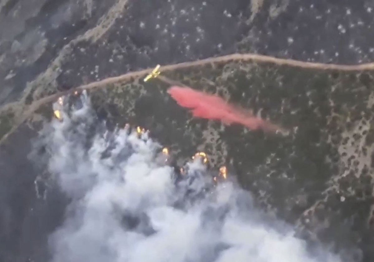 El incendio lleva ya una semana activo