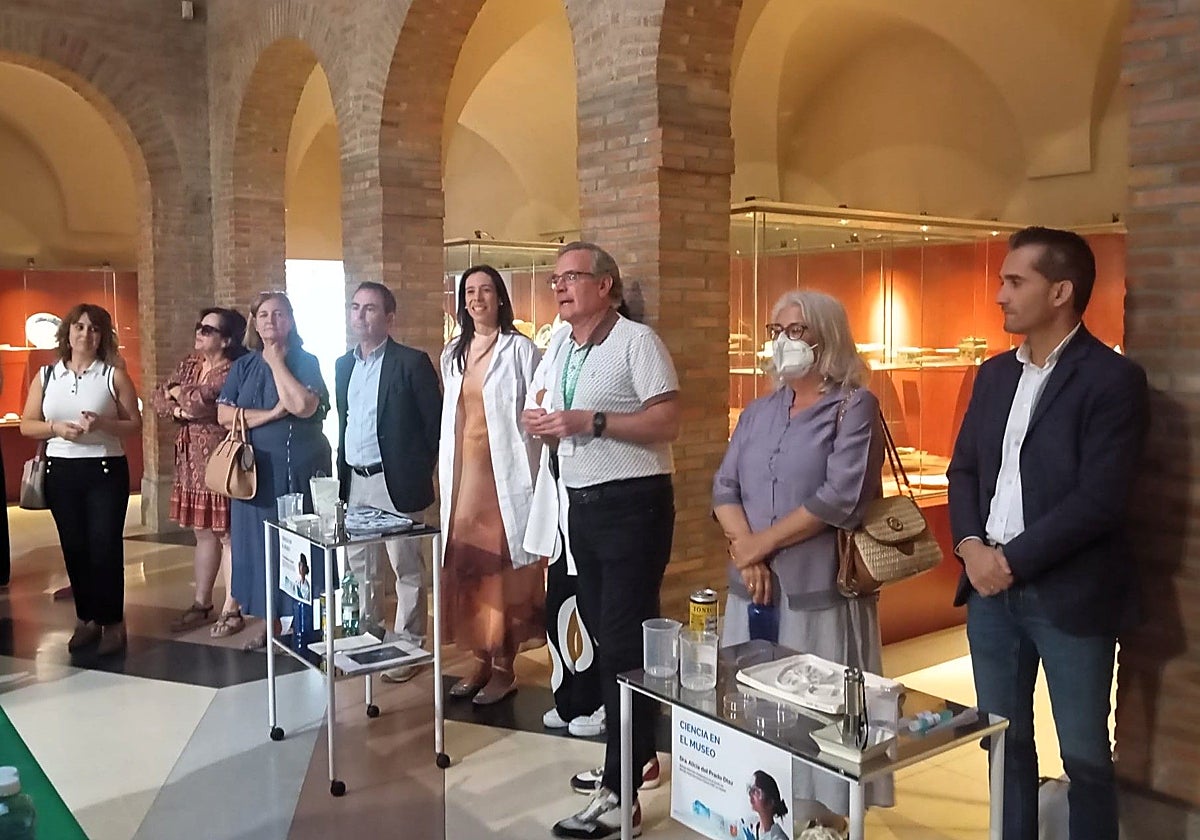 Sobre estas líneas, uno de los momentos de la iniciativa en el museo talaverano