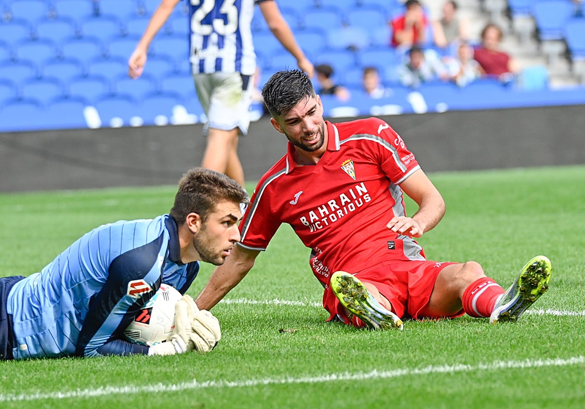 Theo Zidane se lamenta tras no aprovechar una oportunidad ante la Real Sociedad B