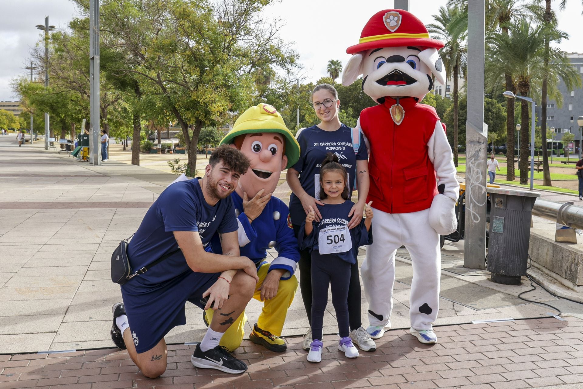 La solidaria carrera de la Asociación Cordobesa de Parálisis Cerebral, en imágenes