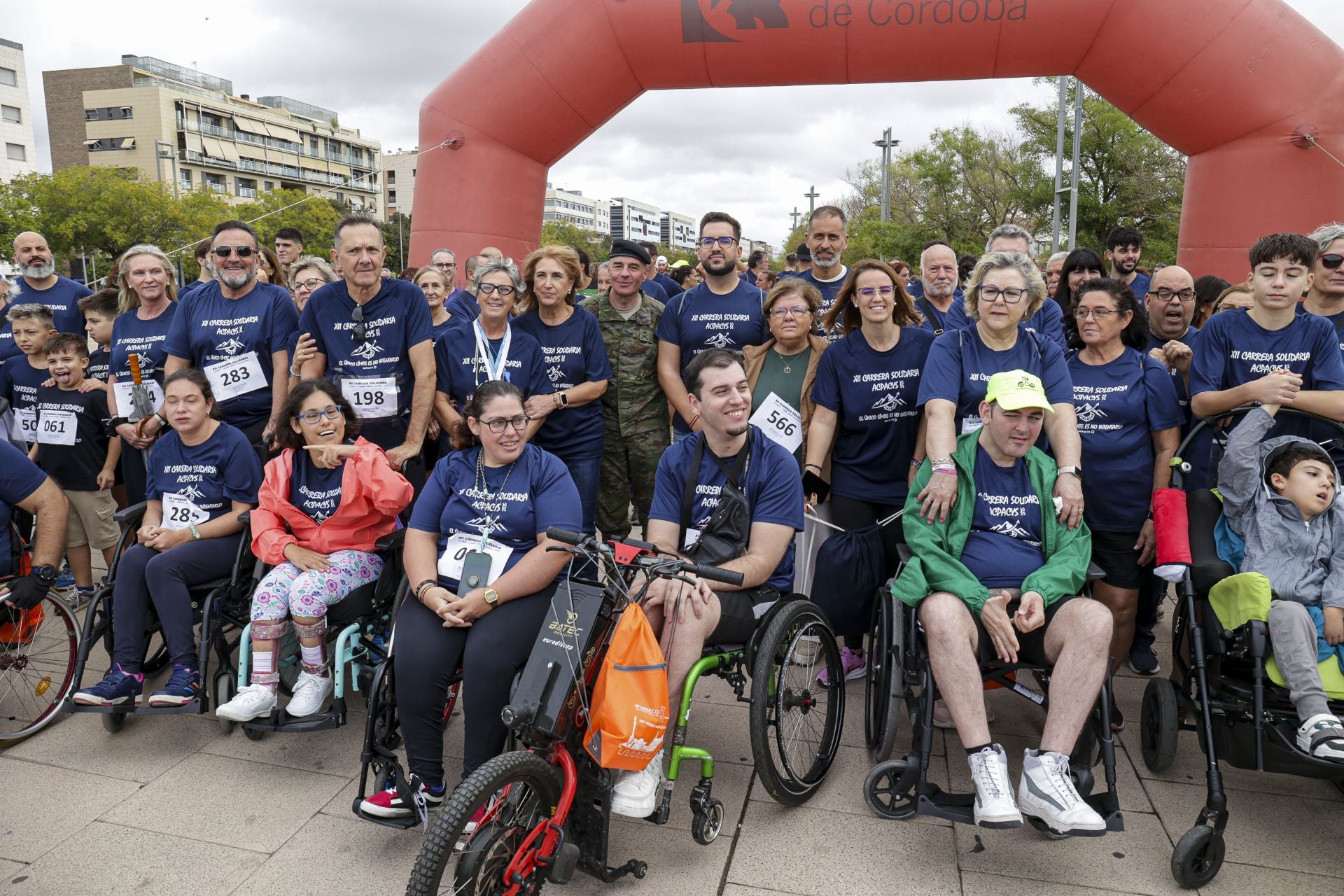 La solidaria carrera de la Asociación Cordobesa de Parálisis Cerebral, en imágenes