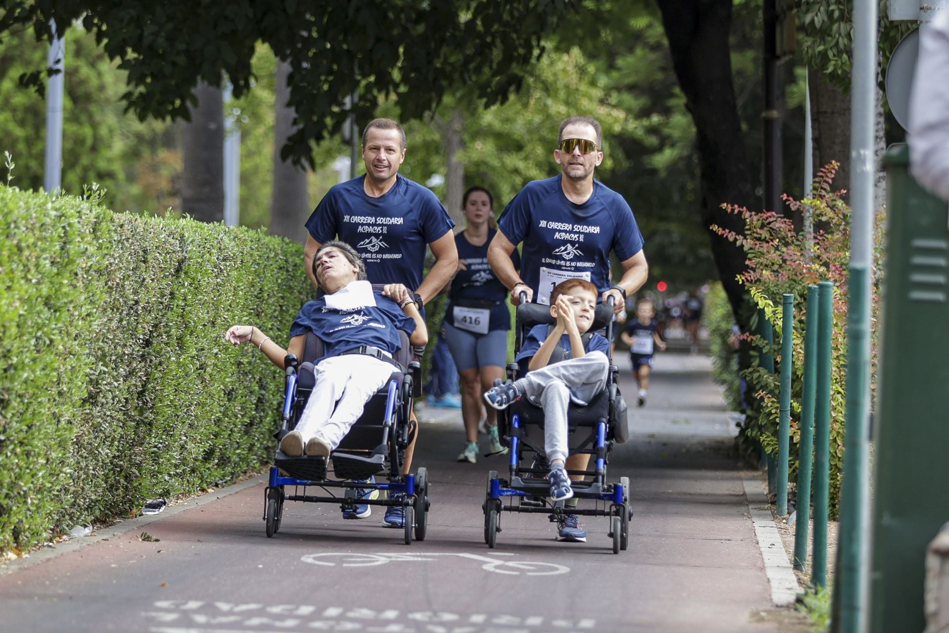 La solidaria carrera de la Asociación Cordobesa de Parálisis Cerebral, en imágenes