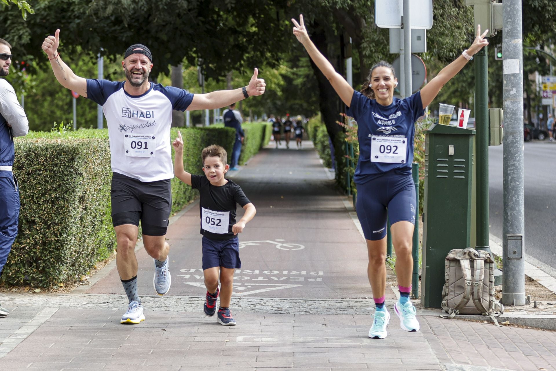 La solidaria carrera de la Asociación Cordobesa de Parálisis Cerebral, en imágenes