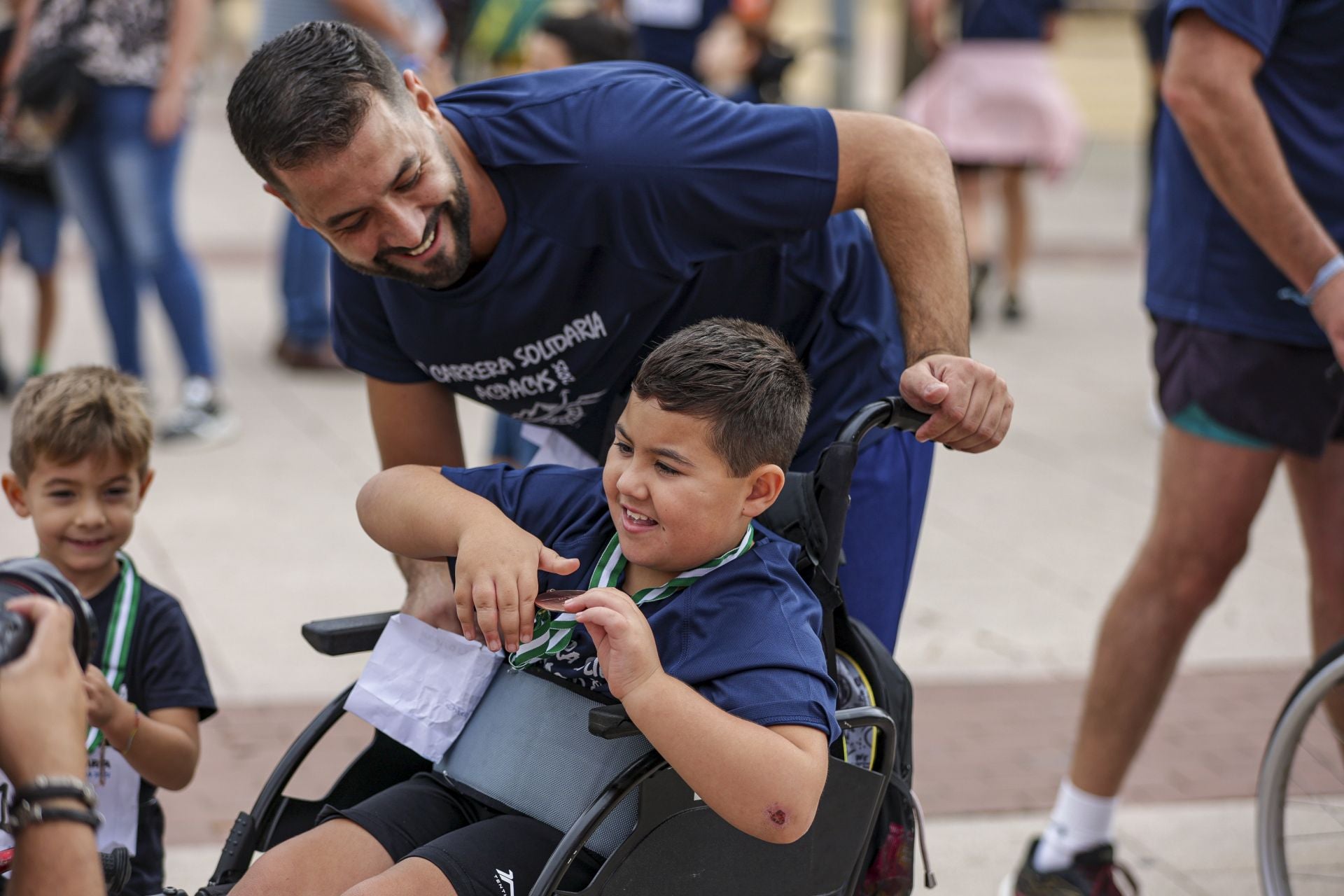 La solidaria carrera de la Asociación Cordobesa de Parálisis Cerebral, en imágenes