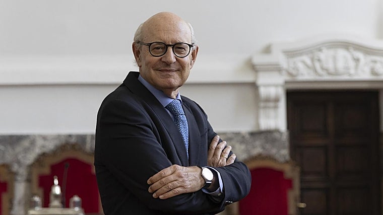 Fernando Suanzes, la semana pasada en el Tribunal Superior de Xustiza de Galicia