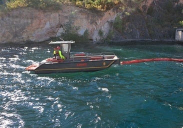 Naturgy y la UME colaboran en un simulacro de emergencia ambiental en el complejo hidroeléctrico de Bolarque (Guadalajara)