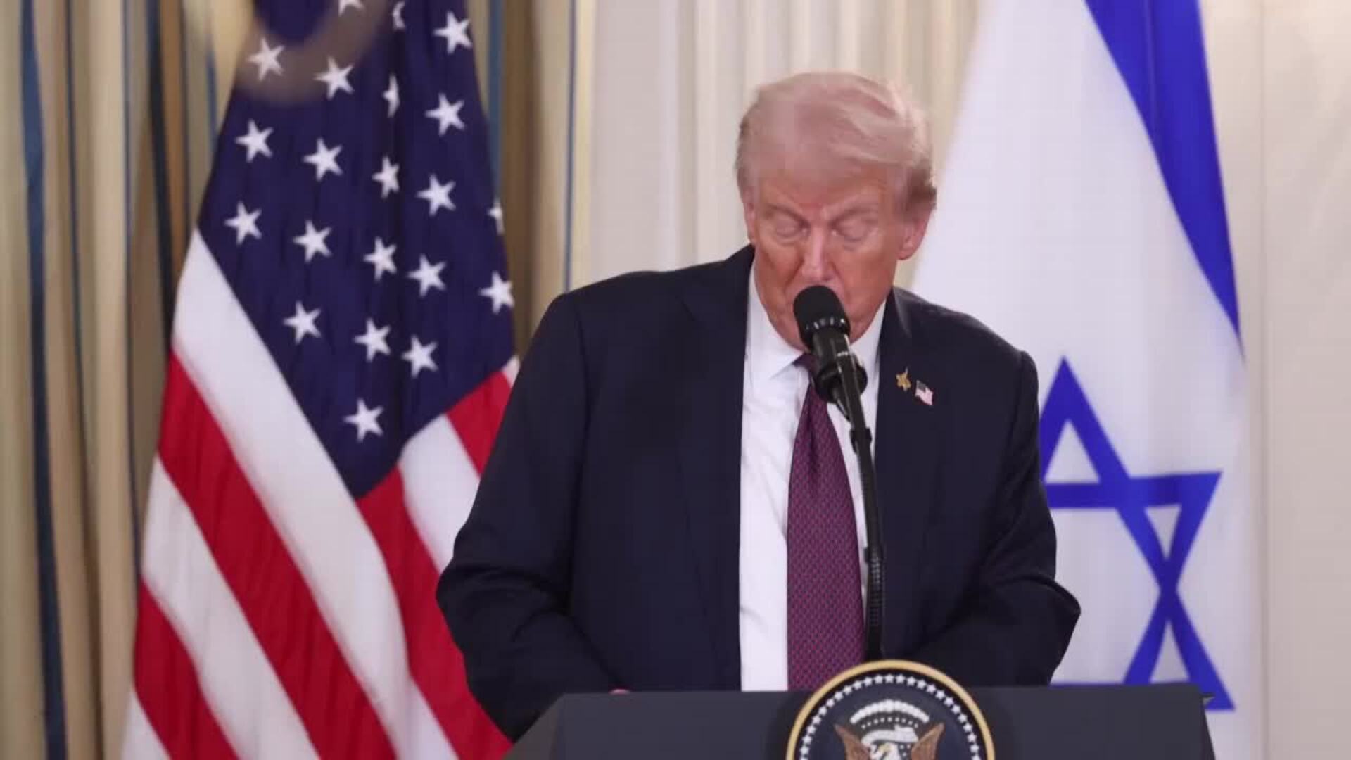 Conferencia de prensa de Trump y Netanyahu en la Casa Blanca