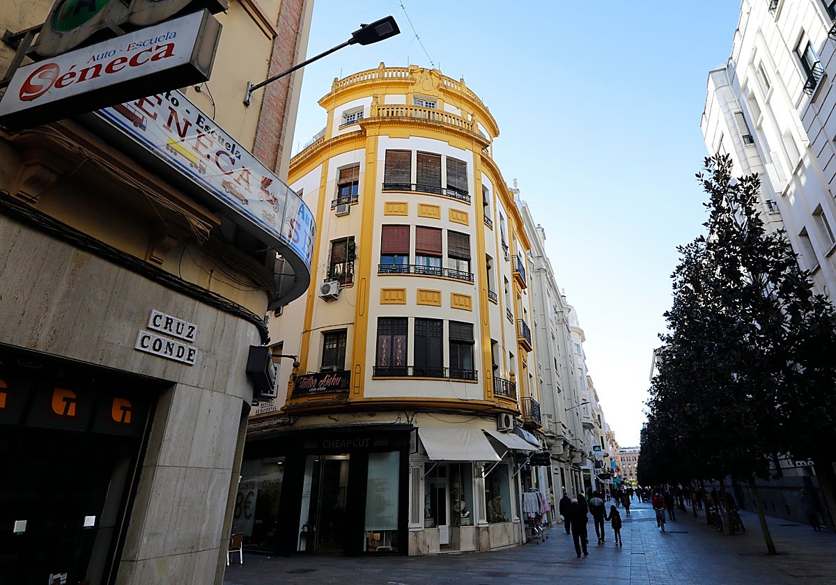 La calle Cruz Conde, en pleno centro de Córdoba