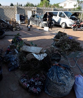 Imagen secundaria 2 - Aragón pasa a fase de normalización tras las tormentas, pero mantiene el operativo de limpieza con 200 operarios