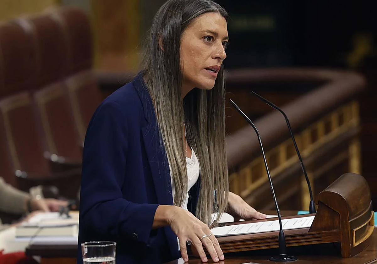 La diputada y portavoz de Junts Míriam Nogueras  en el Congreso